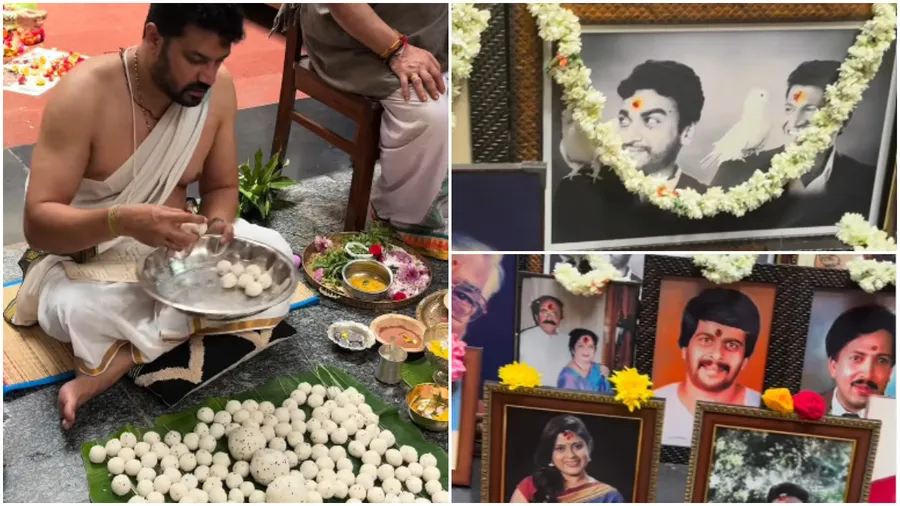ಅಗಲಿದ ಚಿತ್ರರಂಗದ ತಾರೆಯರಿಗೆ ಸೃಜನ್ ಲೋಕೇಶ್ ಮನೆಯಲ್ಲಿ ಪಿತೃಪಕ್ಷ ಪೂಜೆ